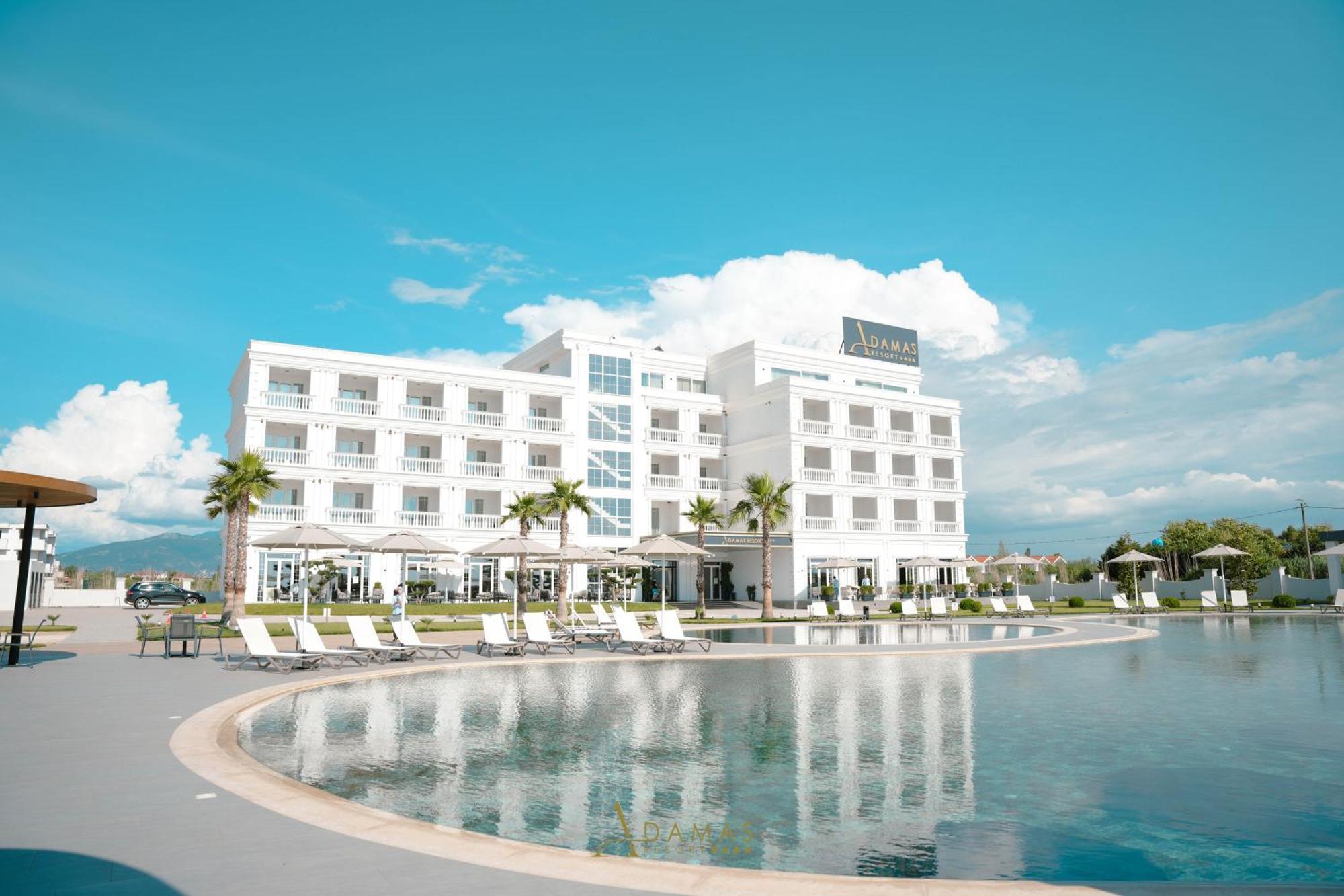 Adamas Resort & Hotel Lezhe Bagian luar foto